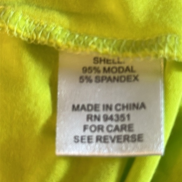 Joy Joy fitted turtleneck in lime green. - Picture 8 of 9